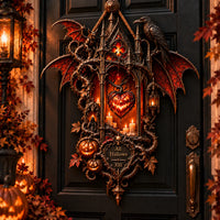 All Hallows XIII - Gothic Arch Silhouette in Ember and Bronze