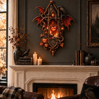 All Hallows XIII - Gothic Arch Silhouette in Ember and Bronze
